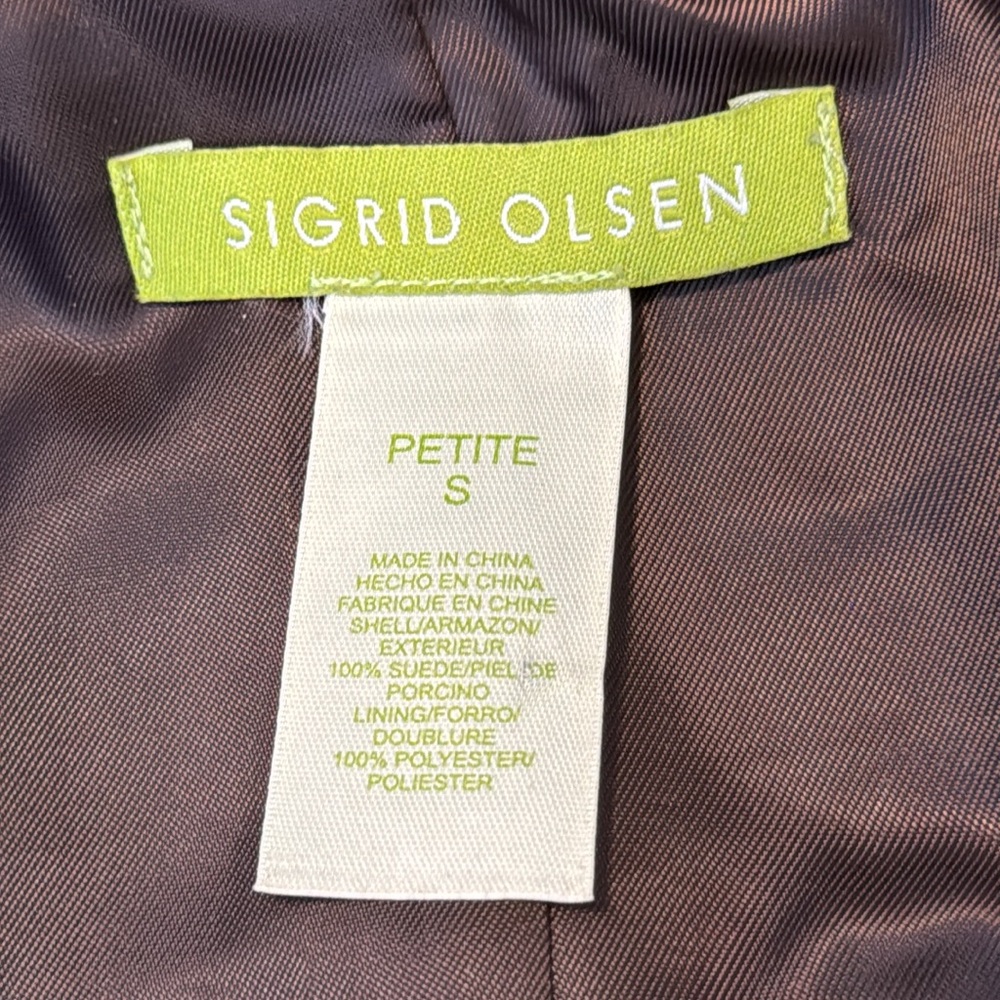 Sigrid Olsen Soft Suede Jacket (S) - Picture 10 of 12